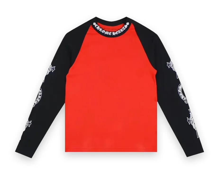 Black and Red Chrome Hearts Shirt 1