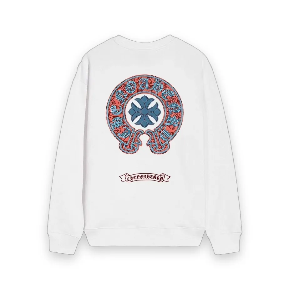 Chrome Hearts Aurelia Mosaic Cross LS White 1