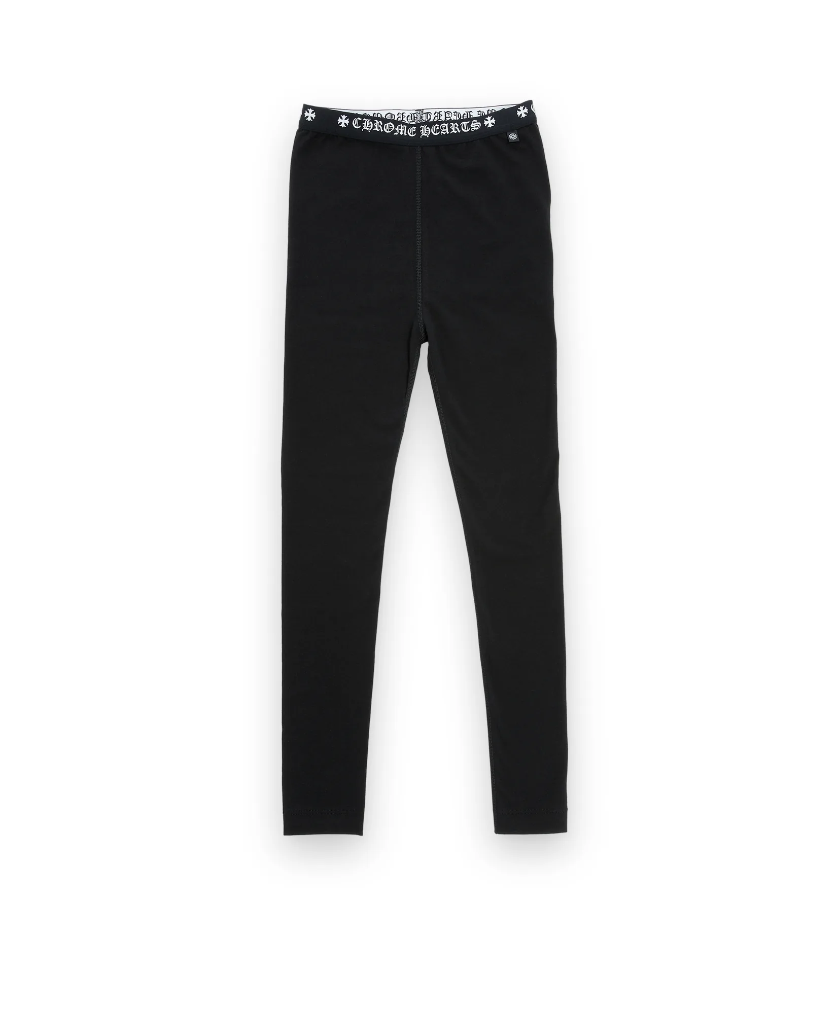 Chrome Hearts Black Cotton Leggings 1