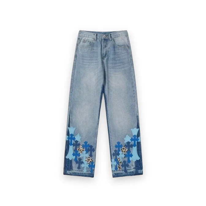 Chrome Hearts Criss Cross Bootcut Jeans 1