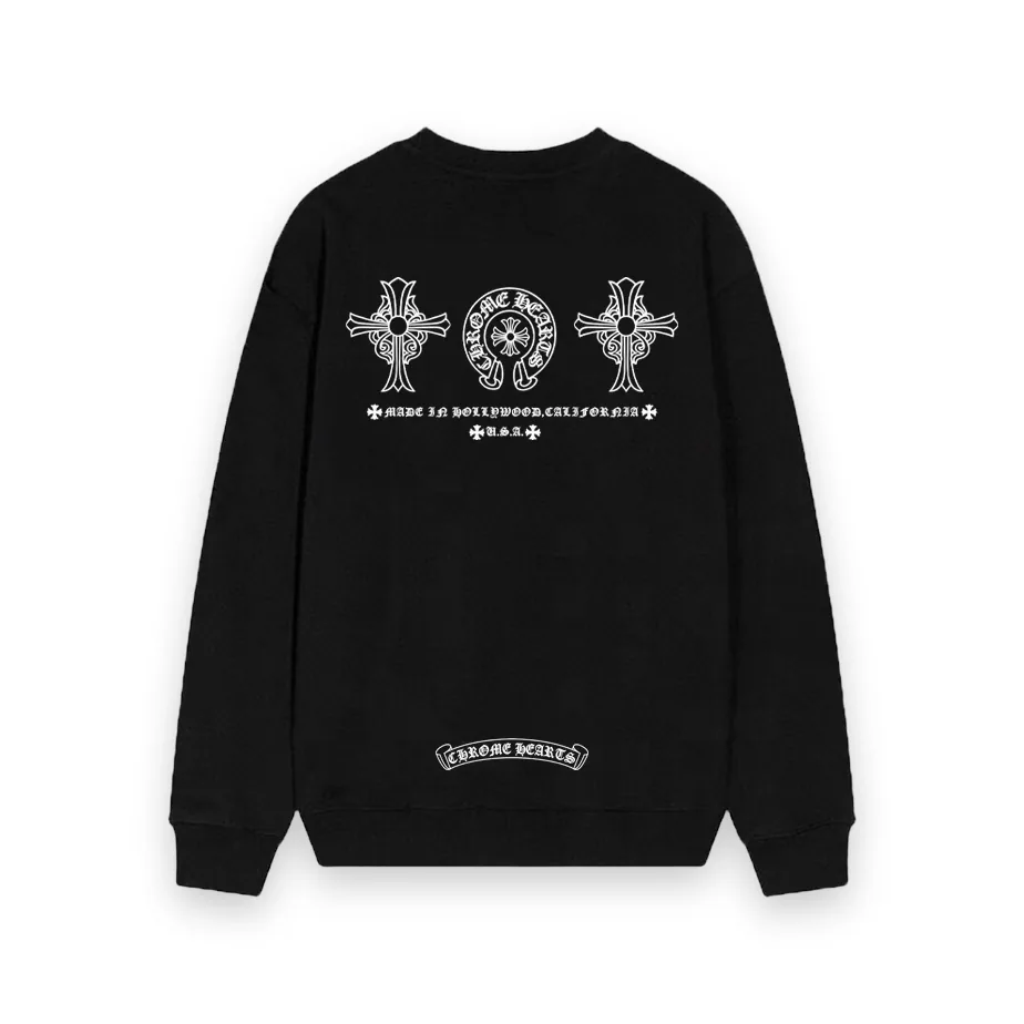 Chrome Hearts Cross Horseshoe Sweatshirt - Black 1