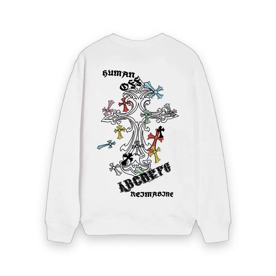Chrome Hearts Heavenly Cross Ribbon Graffiti LS 1