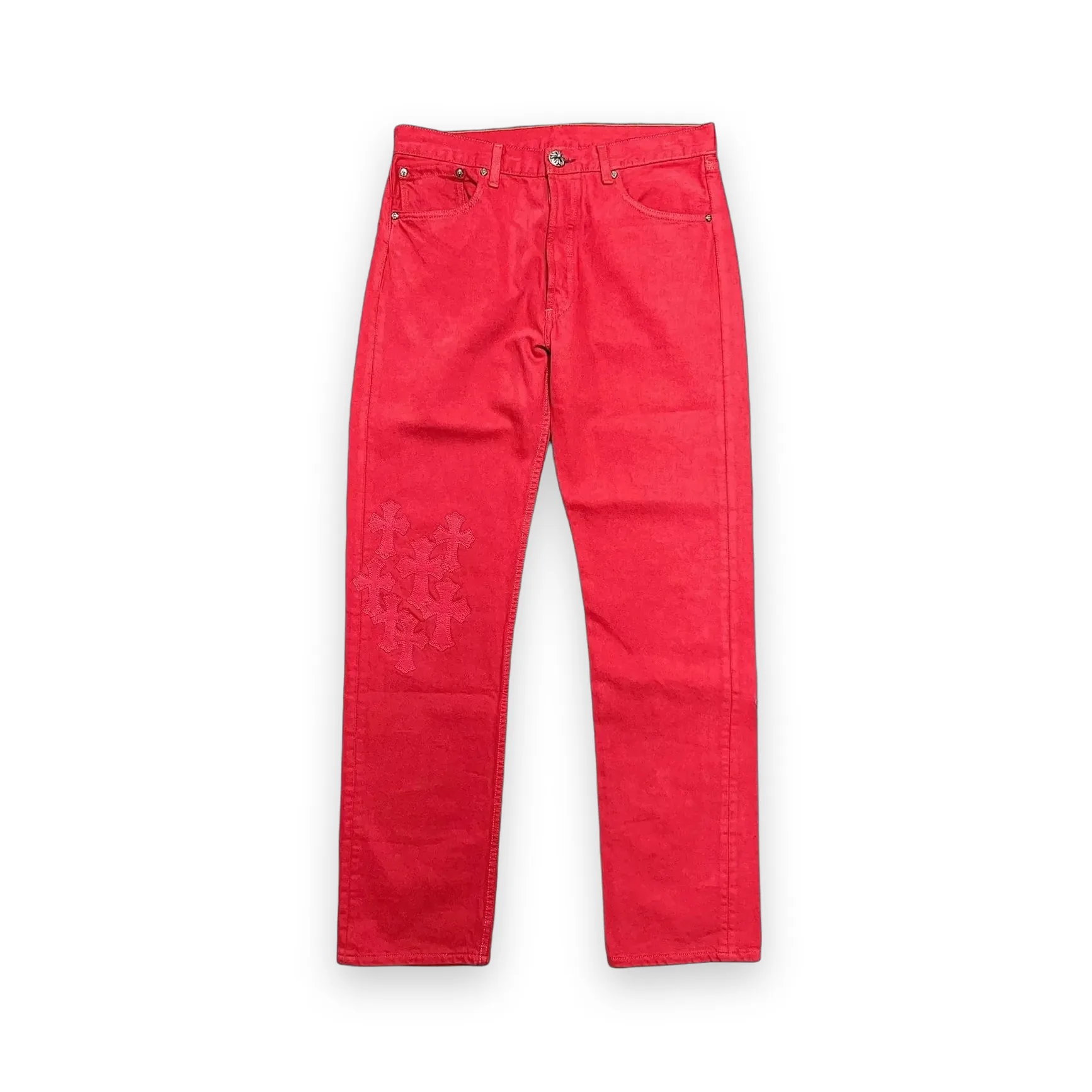 Chrome Hearts Levi's Cross Patch Jeans 1