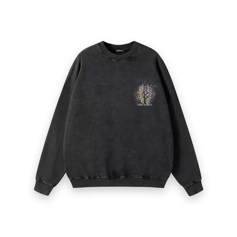 Chrome Hearts Lucky Scroll Sweatshirt Black 1
