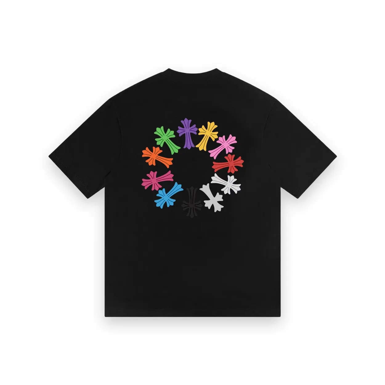 Chrome Hearts Multi Cross Cemetery Tee Black 1