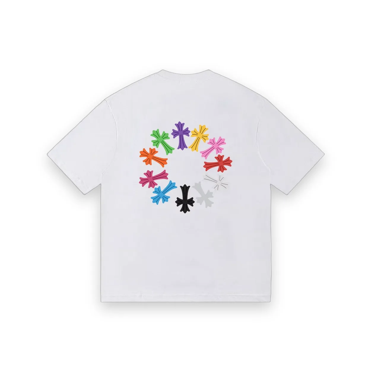 Chrome Hearts Multi Cross Cemetery Tee White 1