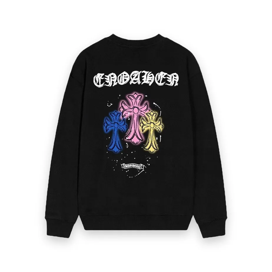 Chrome Hearts Neon Trinity Cross Long Sleeve Tee 1