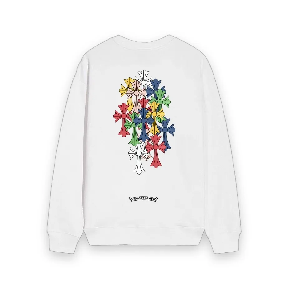 Chrome Hearts Prism Saint Cross Long Sleeve White 1