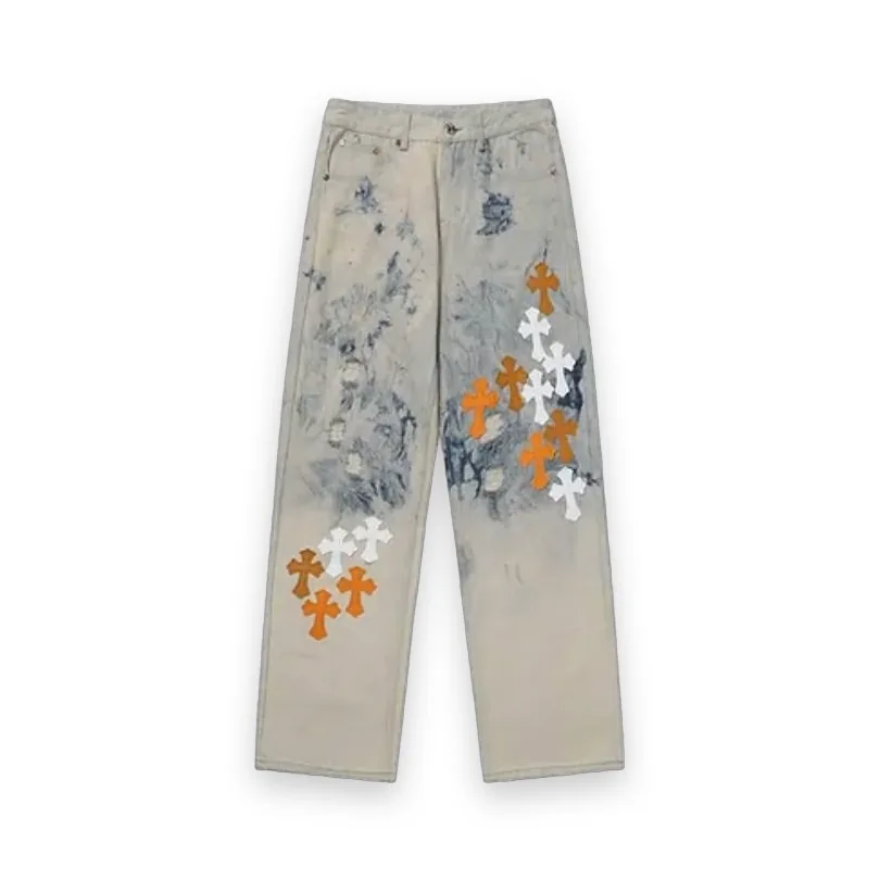 Chrome Hearts St Barth Tie Dye Denim Jeans 1