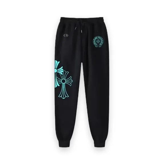 Chrome Hearts Sweatpants Blue Triple Cross 1
