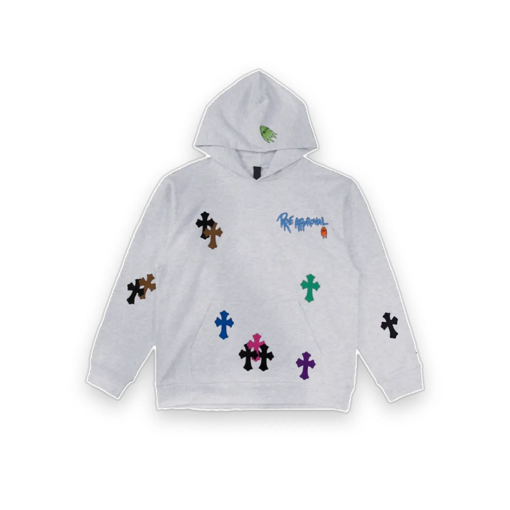 Chrome Hearts x Matty Boy Cross Patch Hoodie 1