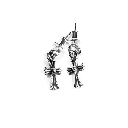 Cross Babyfat Drop Earrings 1