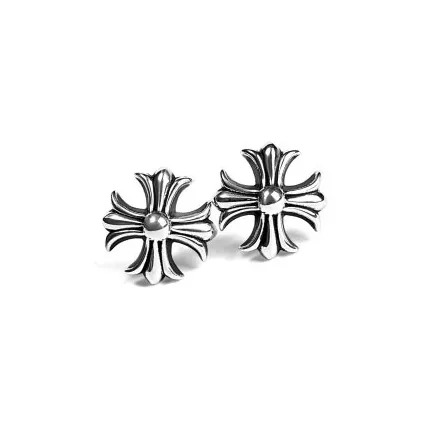 Cross Cut out Stud Earring 1