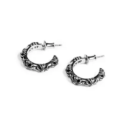 Cross Hoop Earring 1