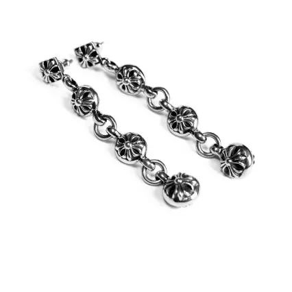 Crossball Three Drop Earring 1